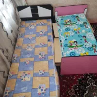 دوعددتخت خواب کودک ونوجوان|تخت و سرویس خواب|قم, شهر قائم|دیوار