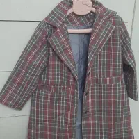 پالتو و دامن مزونی آستر دار تا ۶ سال