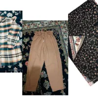 شکت،شلوار و شال هم رنگ‌ پاییزه معاوضه