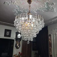 لوستر کریستالی ۳۴ شاخه|لوستر و چراغ آویز|اصفهان, شهرک قدس|دیوار