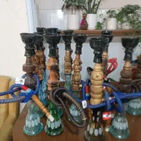 قلیان تنه چوب