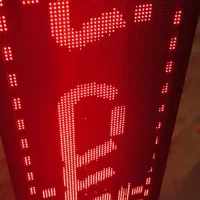 تابلو روان LED رنگ قرمز ابعاد 60در107