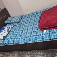 مبل،تلویزیون،تخت خواب ۲نفره با تشک،پخش صوتی