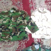 لباس فرم یکی مرزبانی و۲عددارتشی سایز۵۴ دوایکس لارژ