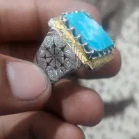 انگشتر فیروزه نیشابور دستساز