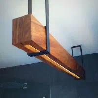 لوستر چوب و آهن