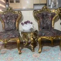 مبلمان سلطنتی ۹نفره ورق طلا،معاوضه