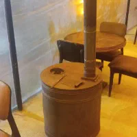 بخاری هیزمی بزرگ