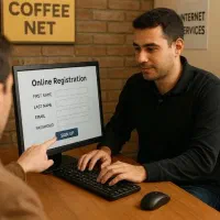 کافی نت آنلاین کلیک محدوده تهرانسر وشهرک استقلال