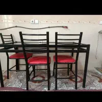 میز غذا خوری 6نفره به همراه 4صندلی