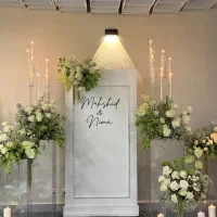 گل آرایی جایگاه و سفره عقد و ماشین عروس و غیره|خدمات پذیرایی، مراسم|اصفهان, همدانیان|دیوار