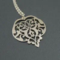 گردنبند اسلیمی طراحی دست