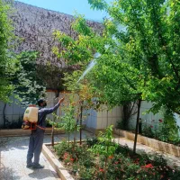 کلیه کارهای سم پاشی ،باغبانی ،گل کاری ،هرس ،تیلرزن