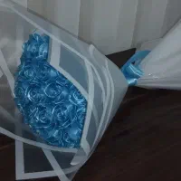 دسته گل شیک ربان