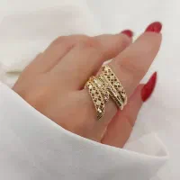 انگشتر زنانه رنگ ثابت با ضمانت ۵ ساله