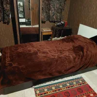 تخت یه نفره ام دی اف و ویترین طرح ادیداس|تخت و سرویس خواب|تهران, دردشت|دیوار