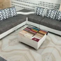 مبل ال طرح کنج کم جا|مبلمان خانگی و میز عسلی|ساری, |دیوار