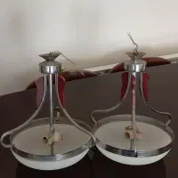 ۲ عدد لوستر سه تایی