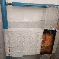 تابلو فرش نیمه ابریشمی