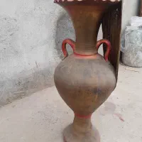 گلدان سفالی بزرگ کنار سالنی|صنایع دستی و سایر لوازم تزئینی|قم, دروازه کاشان|دیوار