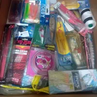 چوب چرخ طعمه لوری جعبه نخ لنسر ماهیگیری