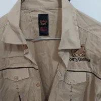 پیراهن مردانه اسپرت قهوه‌ای شکلاتی لارج L|لباس|تهران, دردشت|دیوار