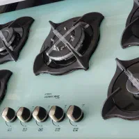 صفحه ای گاز ۵شعله پادیسانی سفید