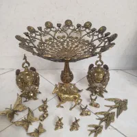 وسایل برنجی اصل،ساعت کنار سالنی میز خاطره و|ساعت دیواری و تزئینی|تهران, مشیریه|دیوار