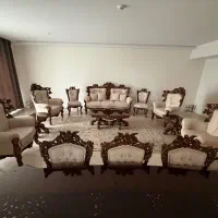 مبلمان و نهارخوری تمام چوب منبت چوب گردو|مبلمان خانگی و میز عسلی|تهران, شهرک هما|دیوار