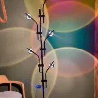 لوستر لاینر کریستالی|لوستر و چراغ آویز|شیراز, شهرک فجر|دیوار