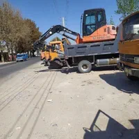 حمل خاک ونخاله خاکبرداری بابابکت بیل و خاور ماسه