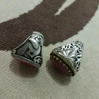 یک جفت انگشتر یاقوت برمه|جواهرات|ایلام, |دیوار