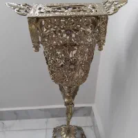 جا دستمال و سطل آشغال برنجی