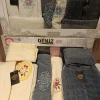 تن‌پوش دست و صورت ست عروس|سفره، حوله، دستمال آشپزخانه|شاندیز, |دیوار