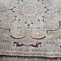 فرش ماشینی ۱۲متری رنگ گردویی جنس نخ پنبه