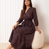 لباس زنانه ـ ساحلی پلنگی چپ راستی