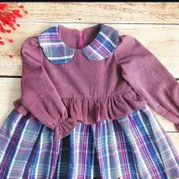 پیراهن پاییزه کبریتی کشمیر