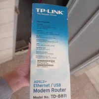 مودم ADSL کابلی Tp-link|مودم و تجهیزات شبکه|اصفهان, ملکشهر|دیوار