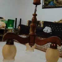 لوستر چوبی|لوستر و چراغ آویز|اسلامآباد غرب, |دیوار