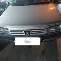 پژو مدل 97دوگانه کارخانه رنگ نقره ای.