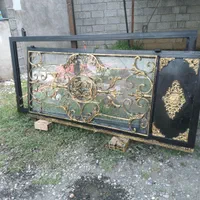 درب دروازه آهنی فرفوژه + همراه با چهارچوب