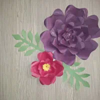 گل مقوایی/گل/گل دیزاین