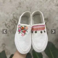 گیوه زنانه و‌‌ مردانه با گلدوزی دلخواه شما
