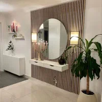 آینه قدی گرد بکلایت نئون|آینه|مشهد, حجت|دیوار