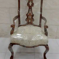 مبل استیل۹نفره مدل چِپَندرچوب راش گرجستان درحدنونو|مبلمان خانگی و میز عسلی|رشت, آزادگان|دیوار