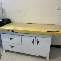 تخت کمد دار کنسول و دوتا صندلی|تخت و سرویس خواب|قائم‌شهر, |دیوار