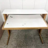 میز کامپیوتر / تحریر چوبی صفحه سفید