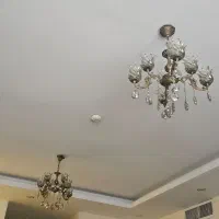 لوستر برنجی ۴ شاخه ۸ شعله|لوستر و چراغ آویز|تهران, دریاچه شهدای خلیج فارس|دیوار