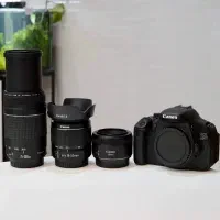 دوربین عکاسی مدل Canon 600D همراه با 3 عدد لنز