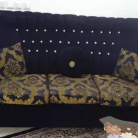 مبل ۷ نفره و جلو مبلی و عسلی|مبلمان خانگی و میز عسلی|سنندج, |دیوار